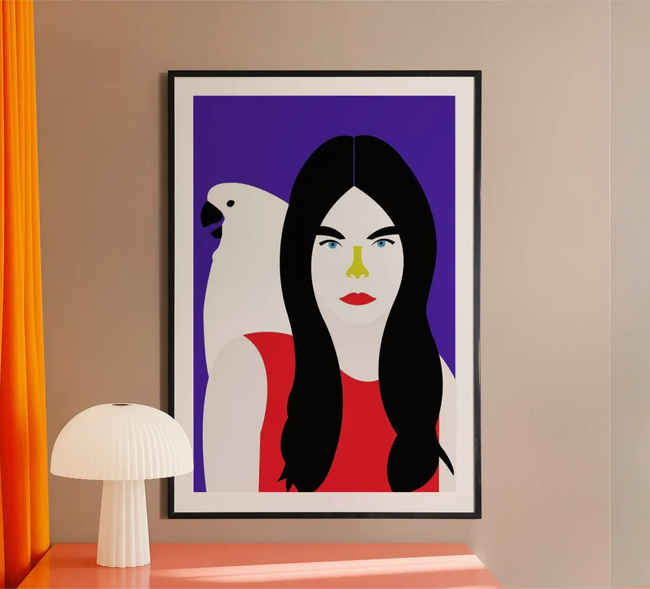 Veronica poster con telaio in plastica da Dignity