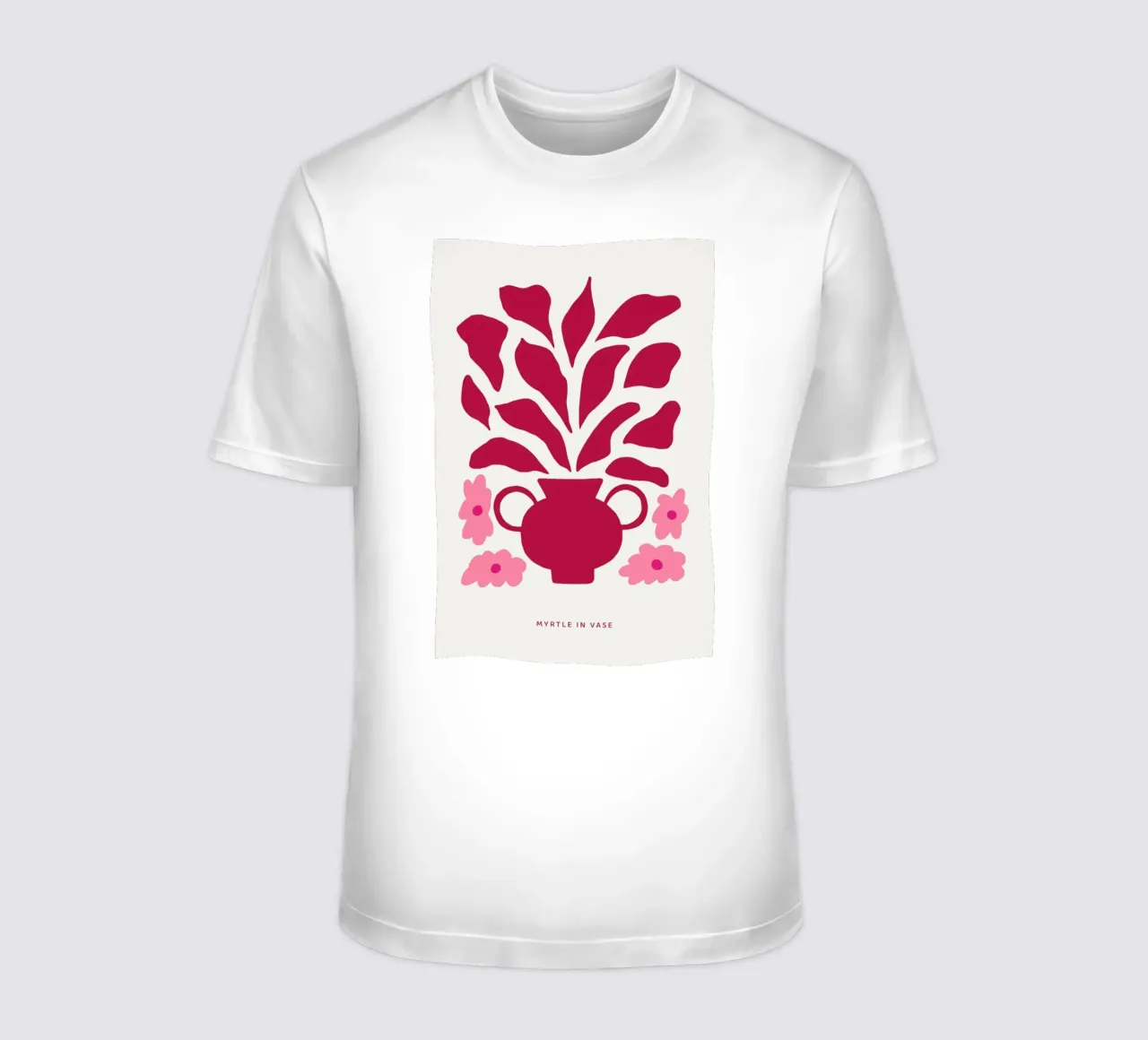 Myrtle in a Vase Viva Magenta t-shirt da Studio One