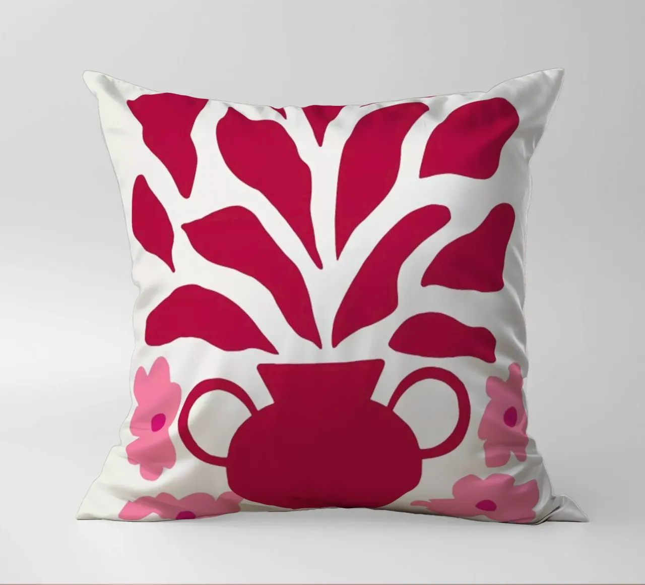 Myrtle in a Vase Viva Magenta cuscino da Studio One
