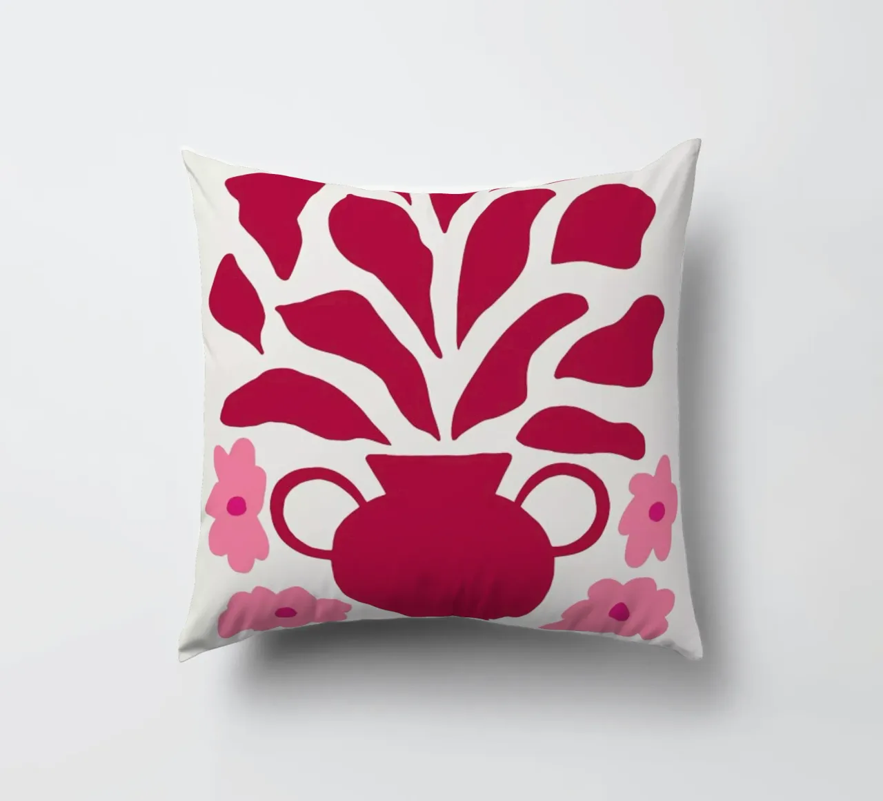 Myrtle in a Vase Viva Magenta cuscino da Studio One