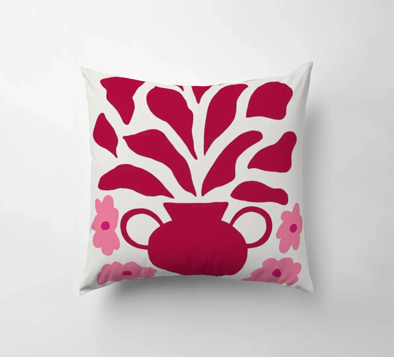 Myrtle in a Vase Viva Magenta cuscino da Studio One