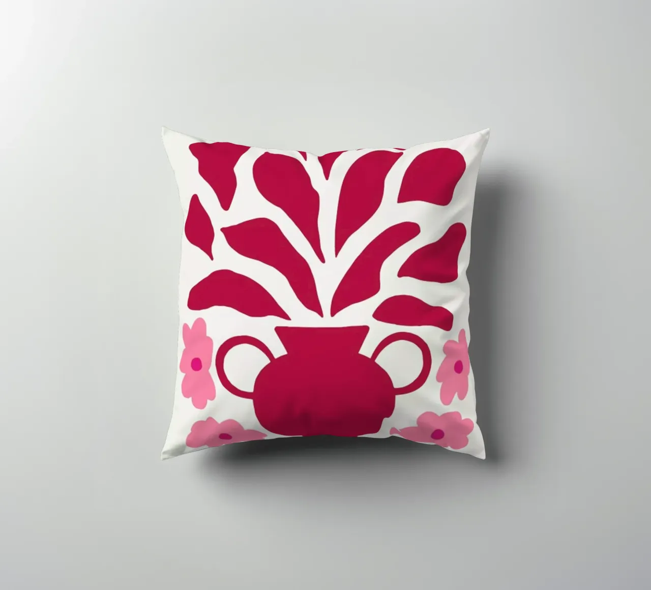 Myrtle in a Vase Viva Magenta cuscino da Studio One