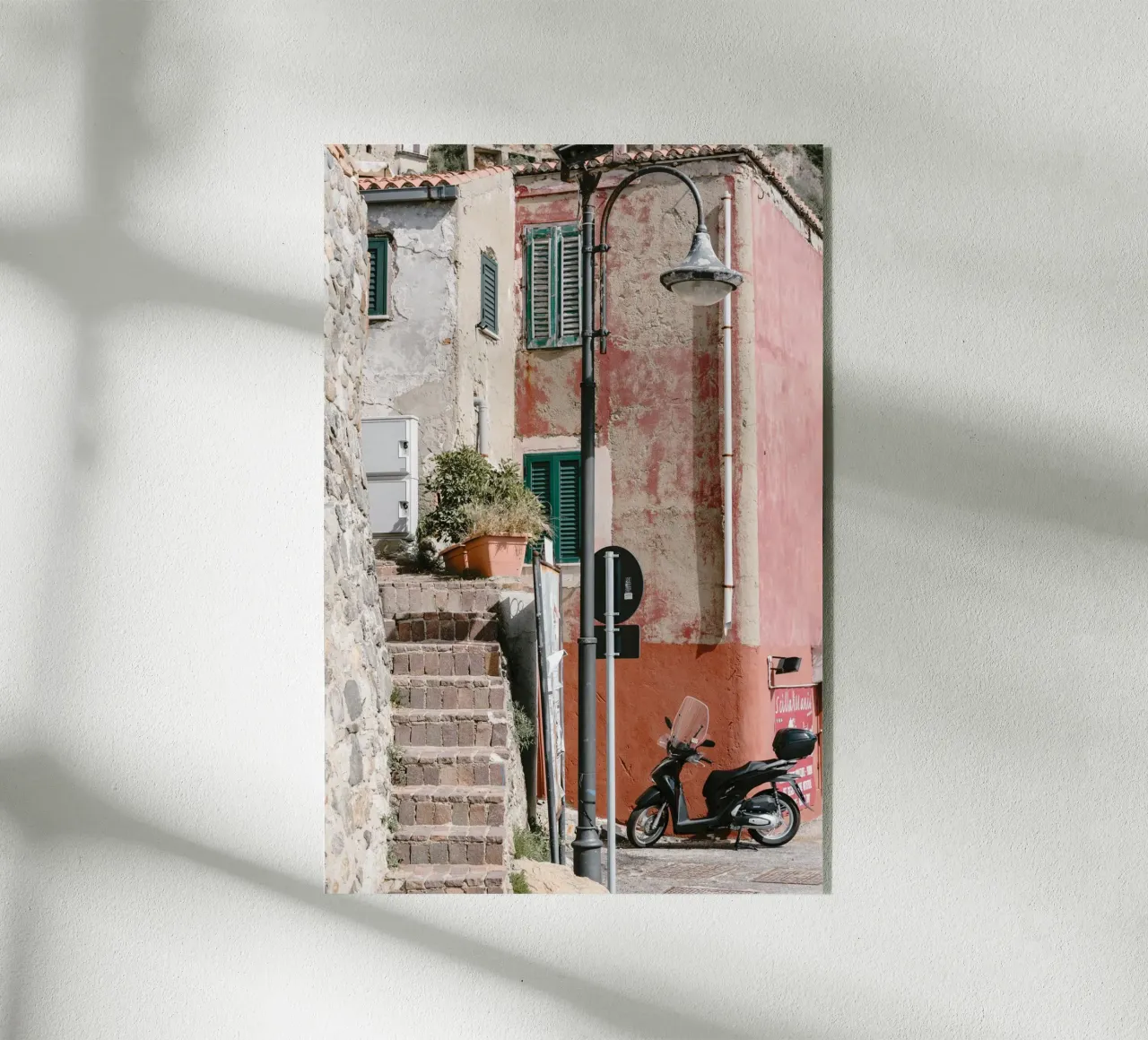 Red building in Calabria plexiglass da photolovers