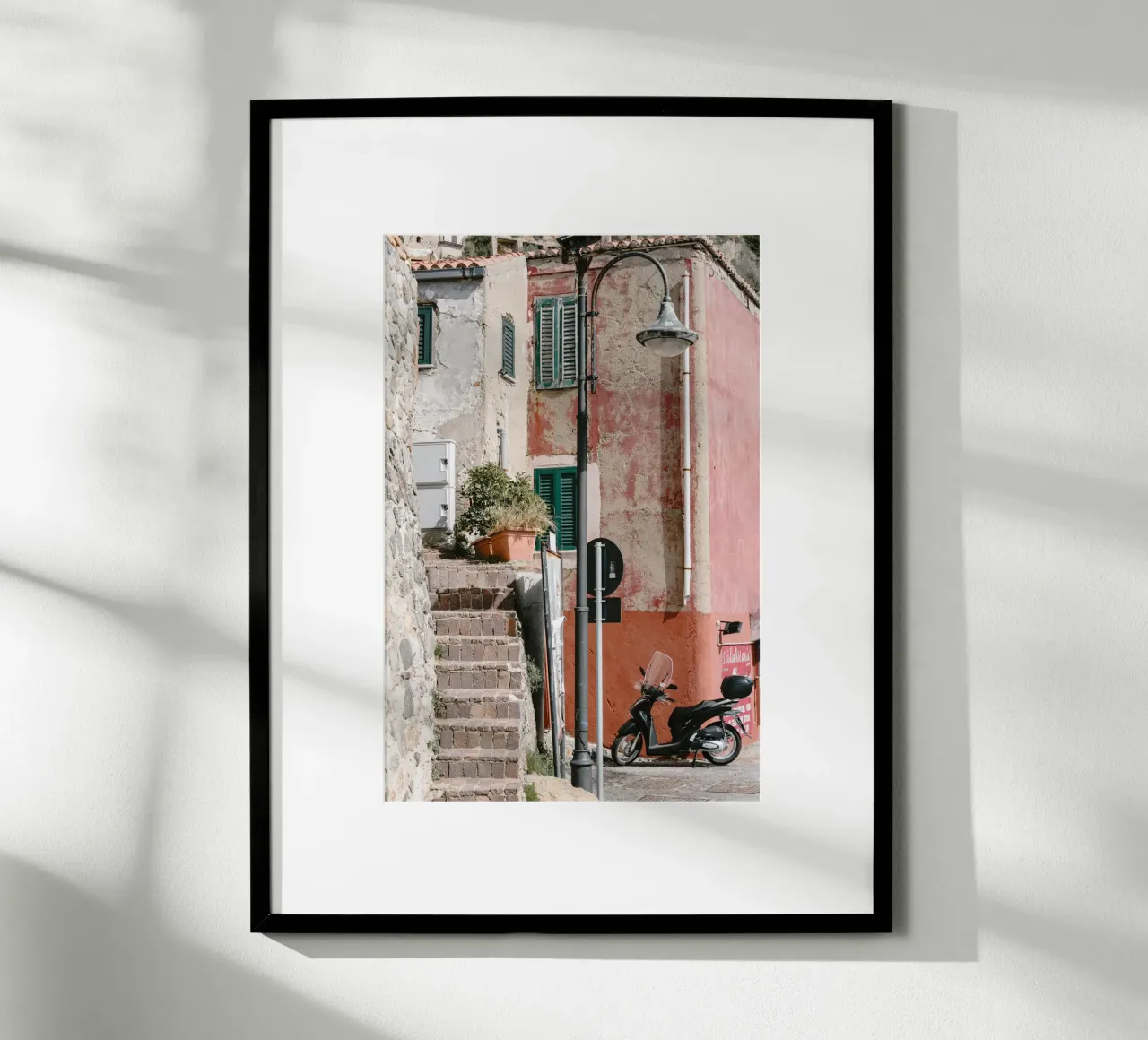 Red building in Calabria poster da photolovers