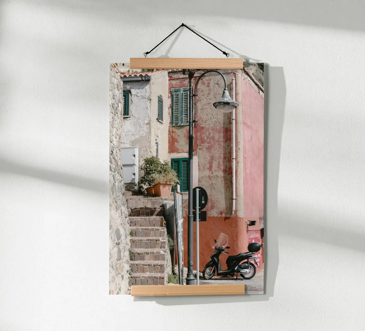 Red building in Calabria poster da photolovers