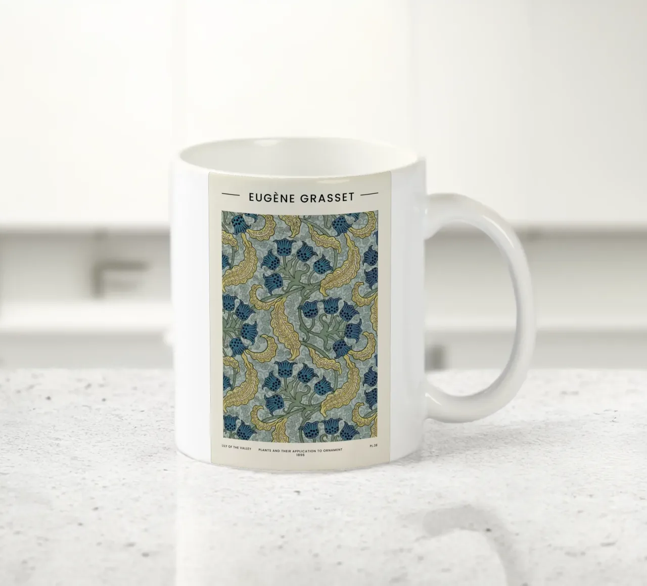 Grasset - Lily of the Valley tazza in ceramica da Vintage by JUNIQE