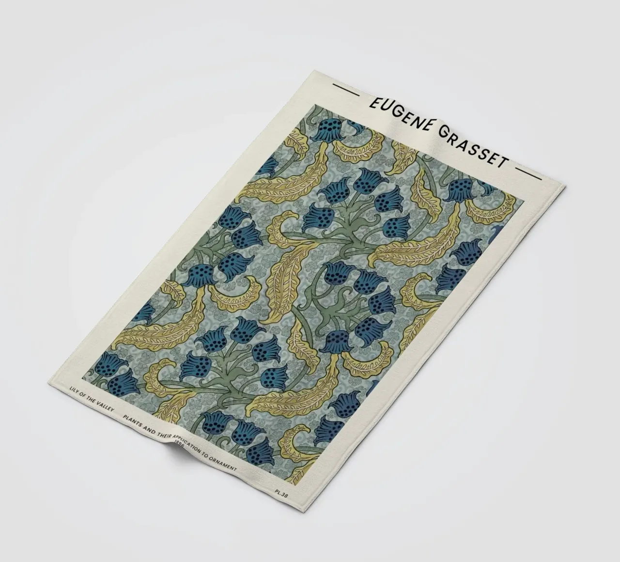 Grasset - Lily of the Valley coperta in pile da Vintage by JUNIQE