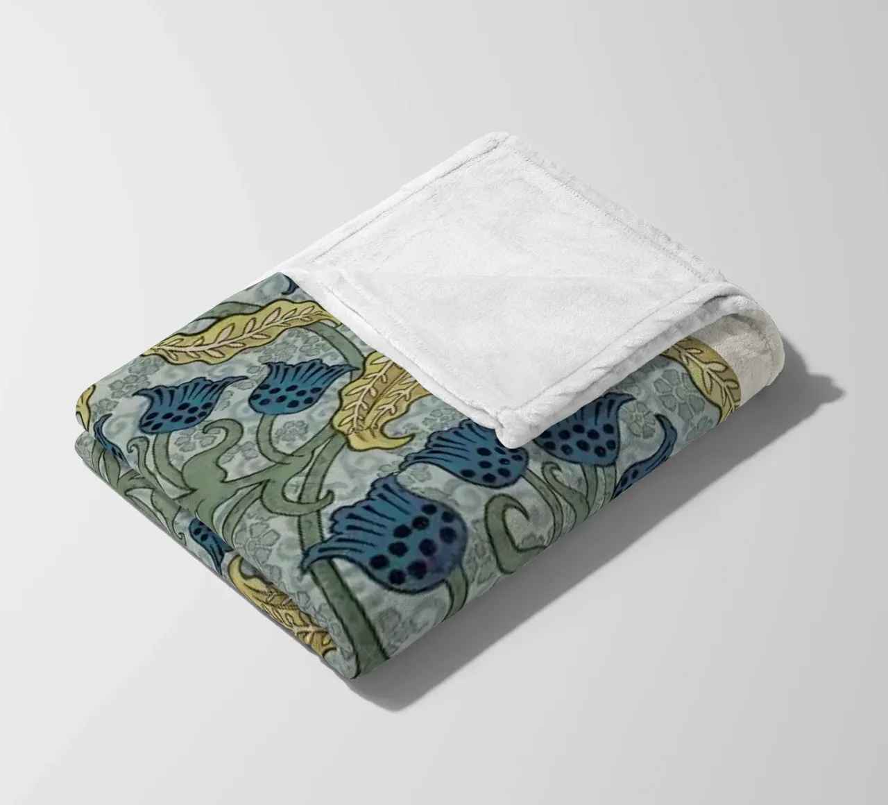 Grasset - Lily of the Valley coperta in pile da Vintage by JUNIQE