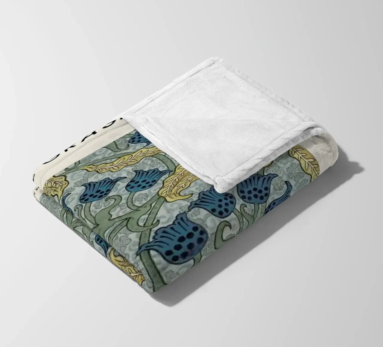 Grasset - Lily of the Valley coperta in pile da Vintage by JUNIQE