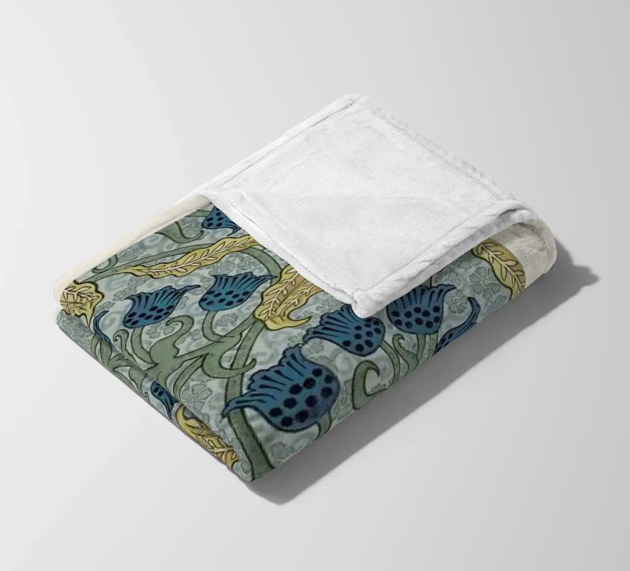 Grasset - Lily of the Valley coperta in pile da Vintage by JUNIQE
