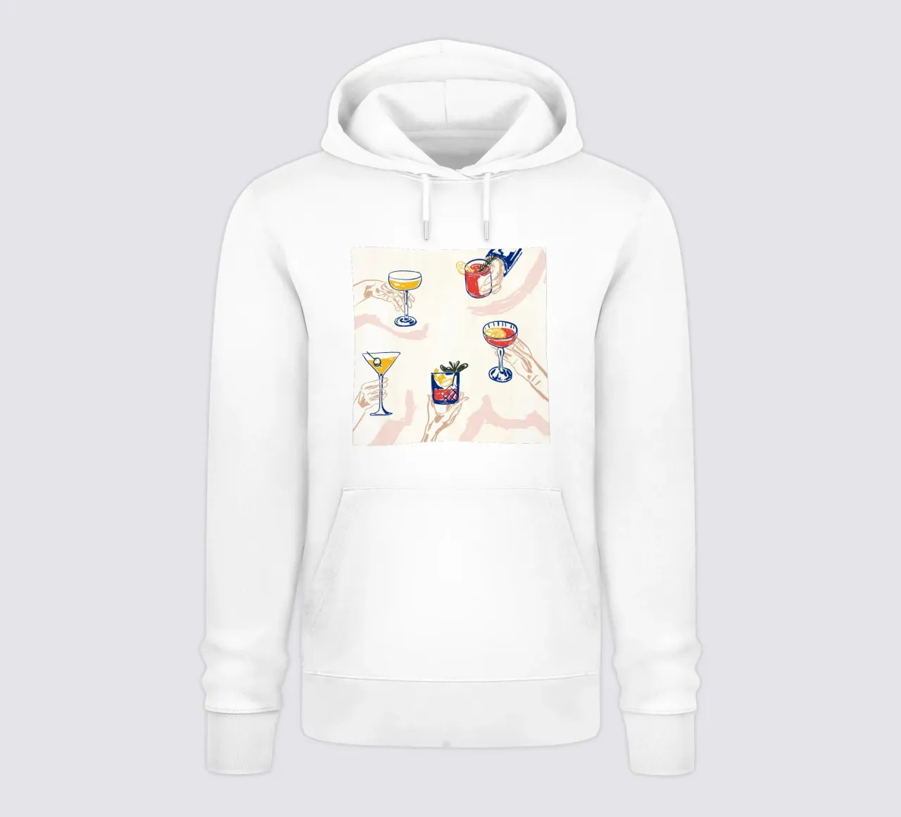 Alzate il bicchiere! felpa con cappuccio da EDMPROJECT
