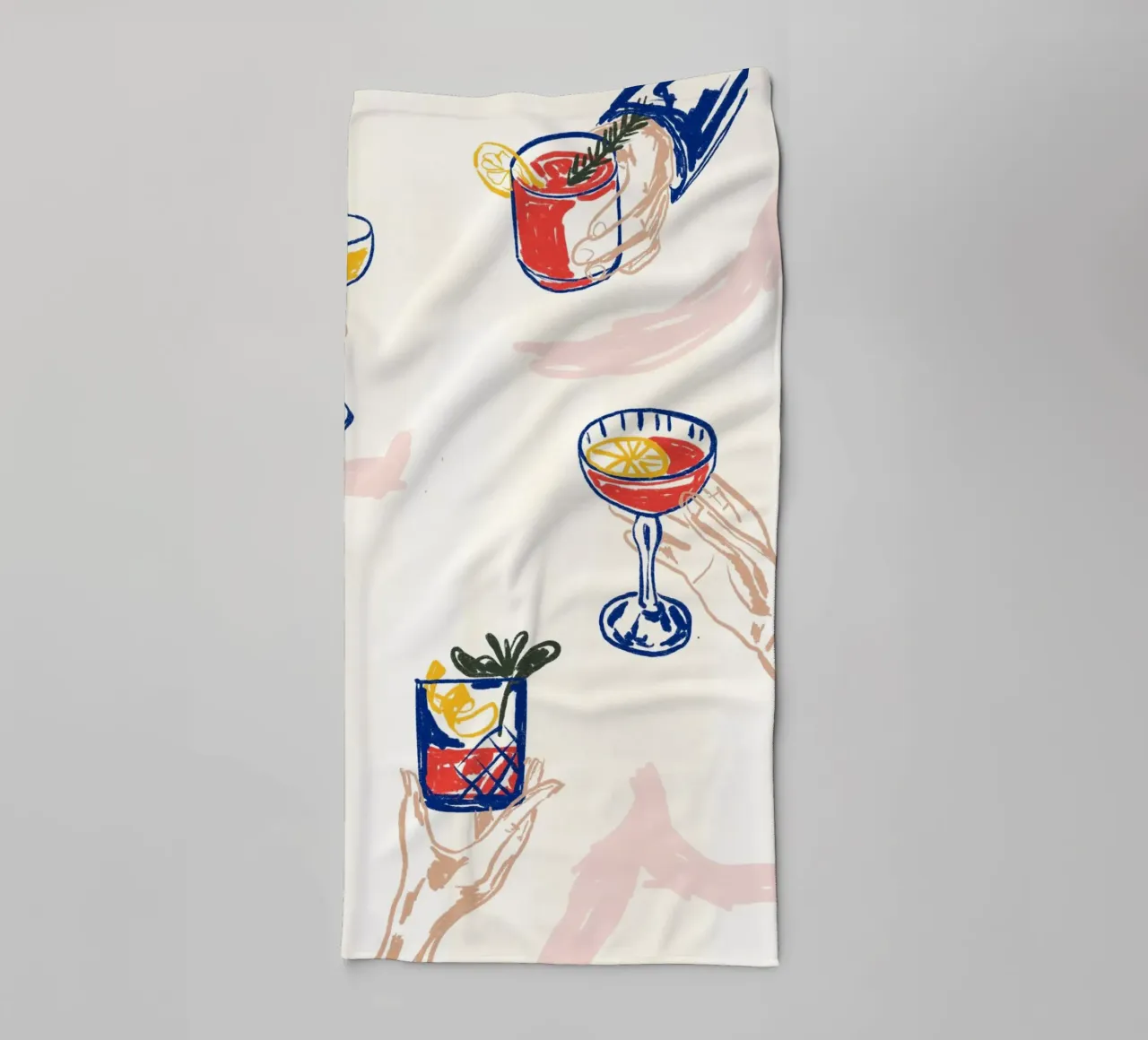 Raise the Glass! towel by EDMPROJECT