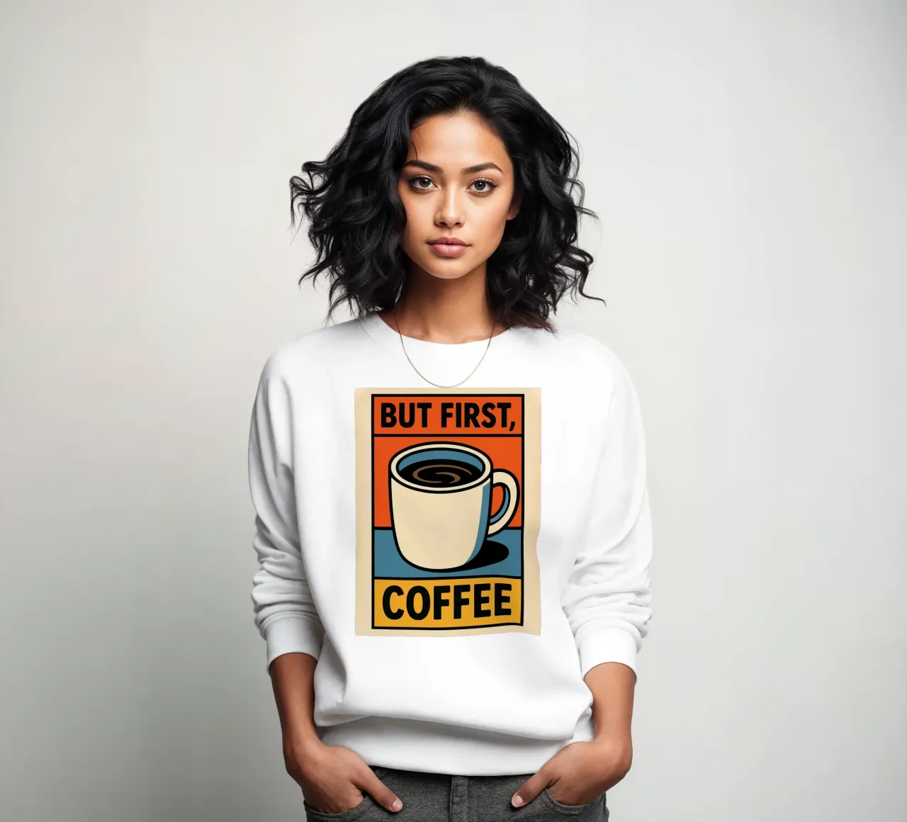 Prima il mio caffè felpa da 🥝 KIWI STORE