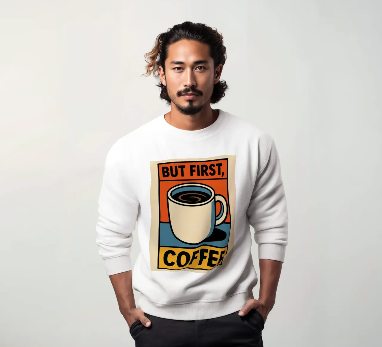 Prima il mio caffè felpa da 🥝 KIWI STORE