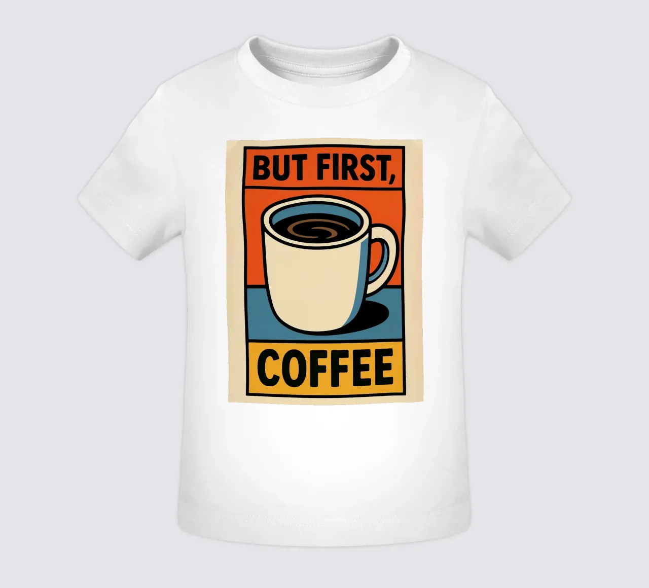 First my coffee baby t-shirt by 🥝 KIWI STORE
