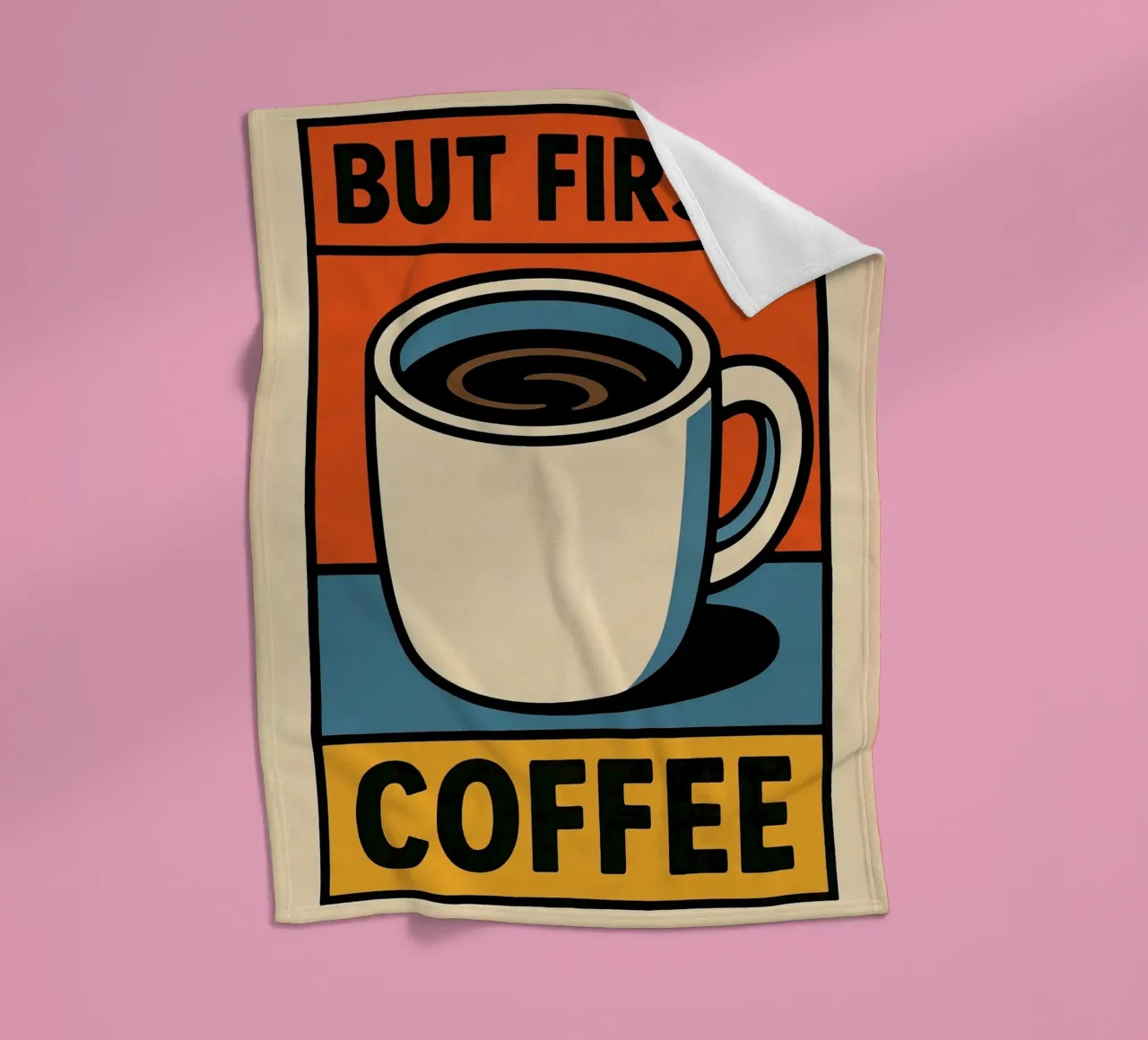 First my coffee fleece blanket by 🥝 KIWI STORE