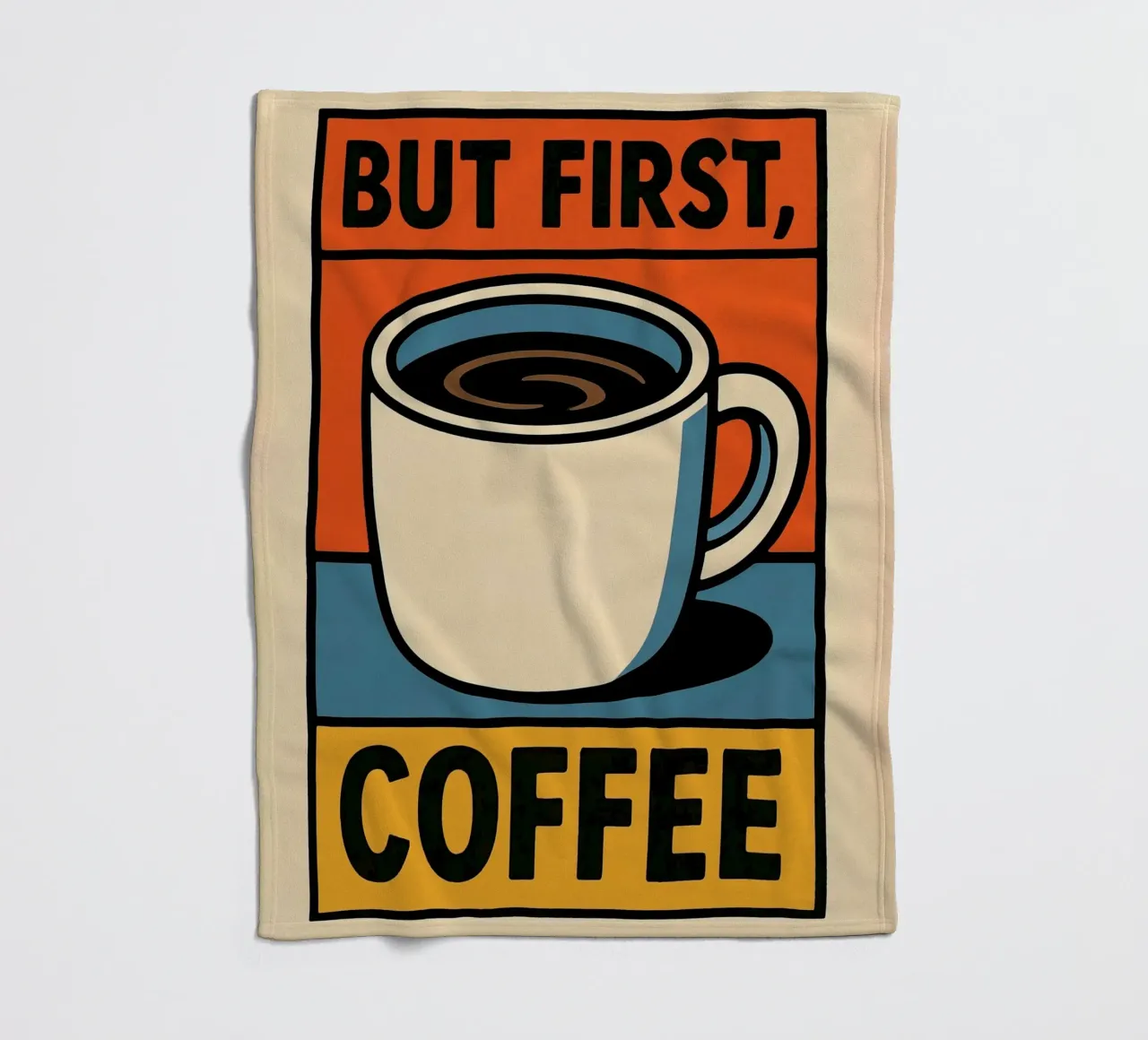 First my coffee fleece blanket by 🥝 KIWI STORE