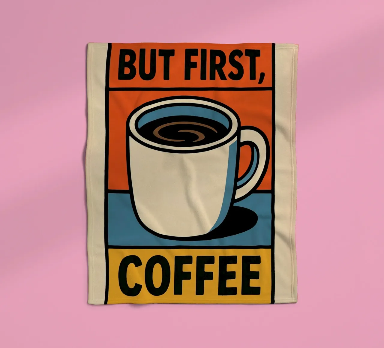 First my coffee fleece blanket by 🥝 KIWI STORE