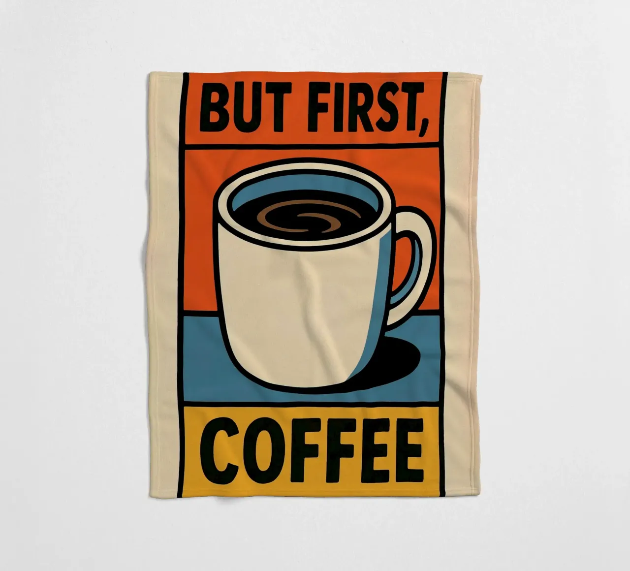 First my coffee fleece blanket by 🥝 KIWI STORE
