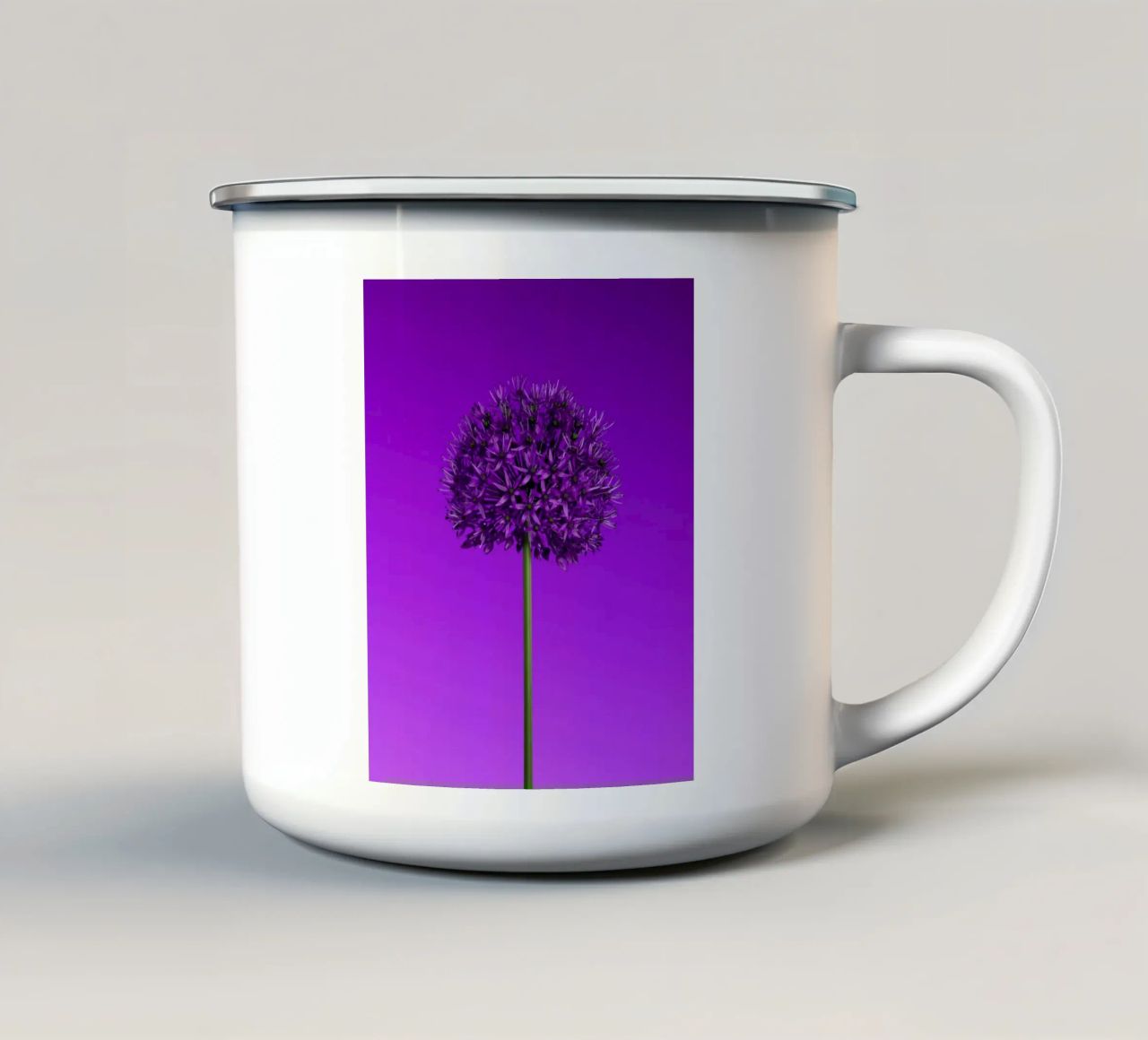 Viola tazza in smalto da Peace
