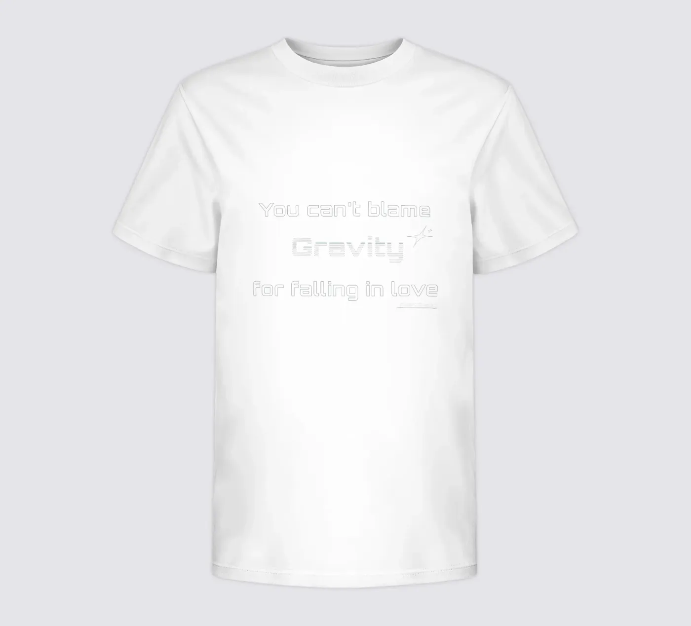 Zwaartekracht kinder t-shirt van Gunawan Rb