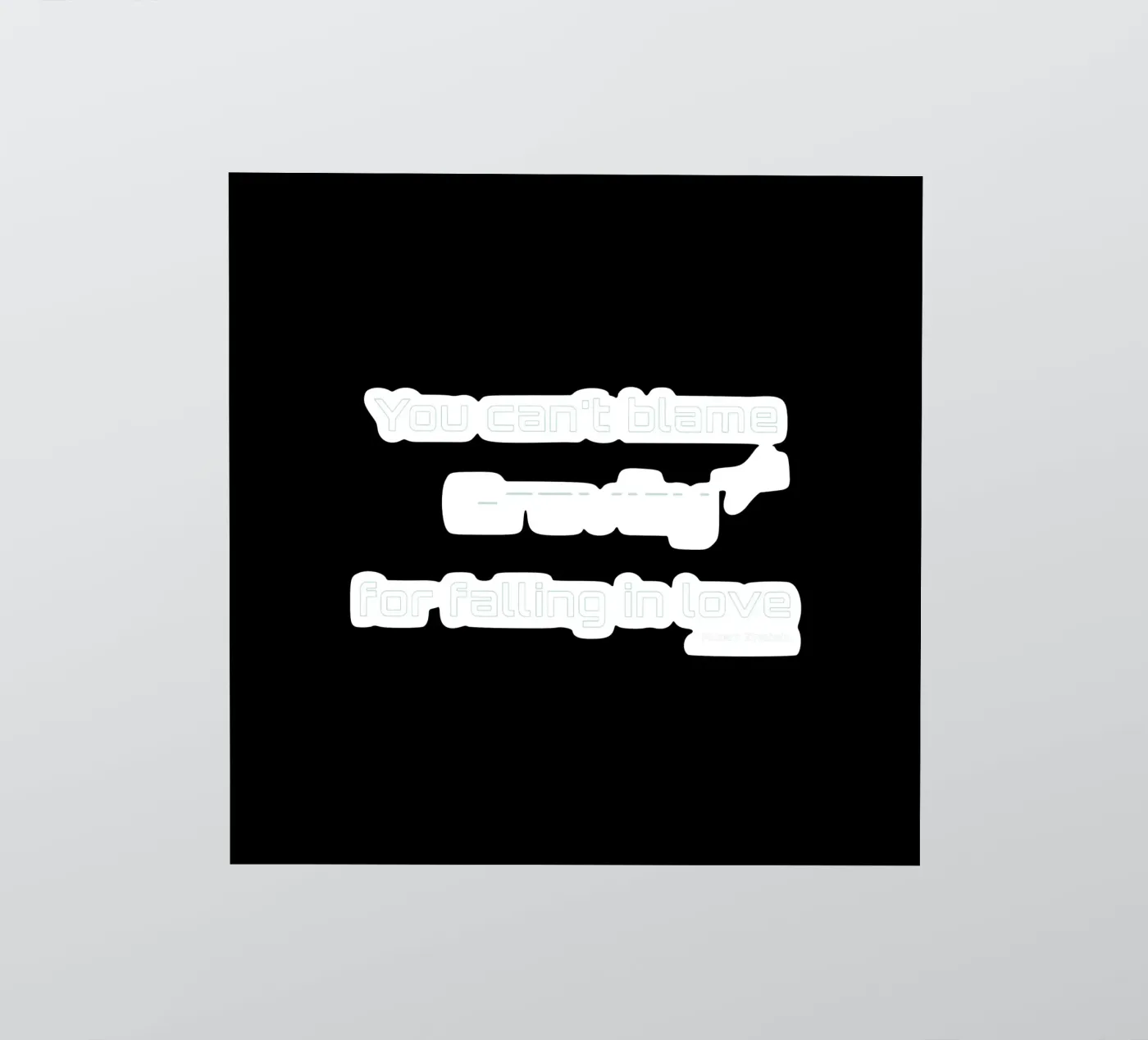 Schwerkraft Sticker von Gunawan Rb