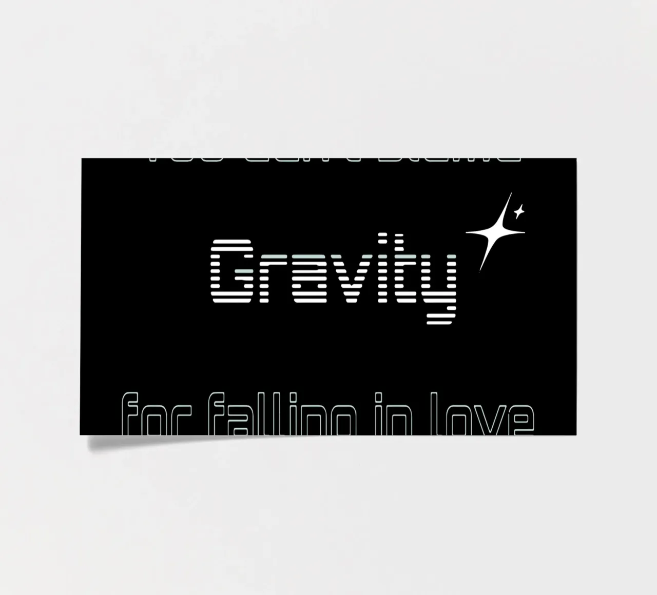 Gravity sticker sheet by Gunawan Rb