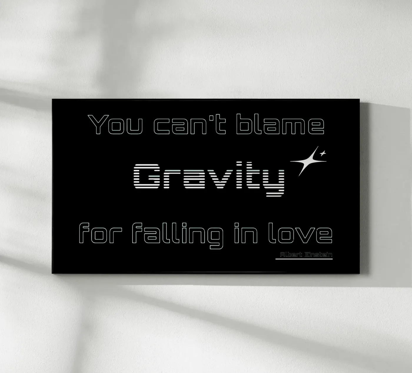 Gravity plexiglas de Gunawan Rb