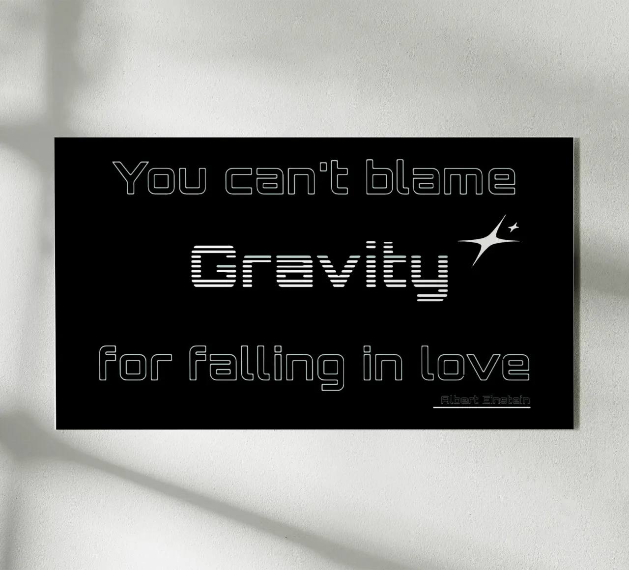 Gravity plexiglas de Gunawan Rb