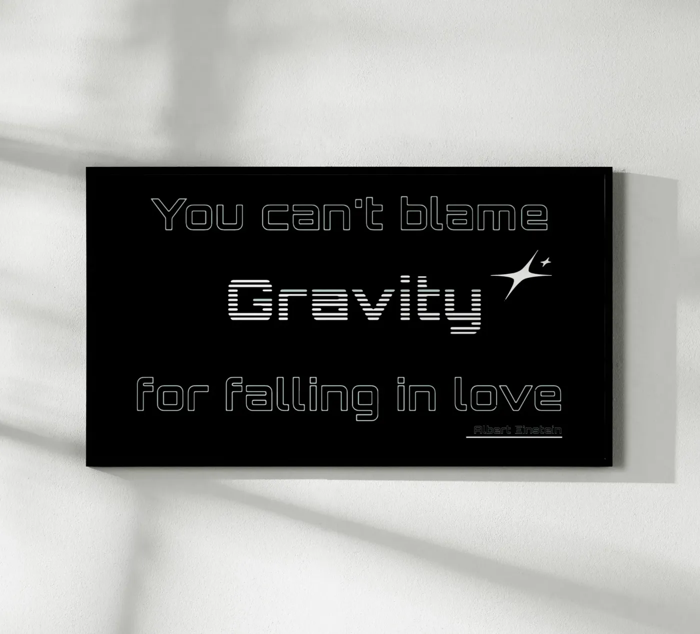 Gravity poster by Gunawan Rb