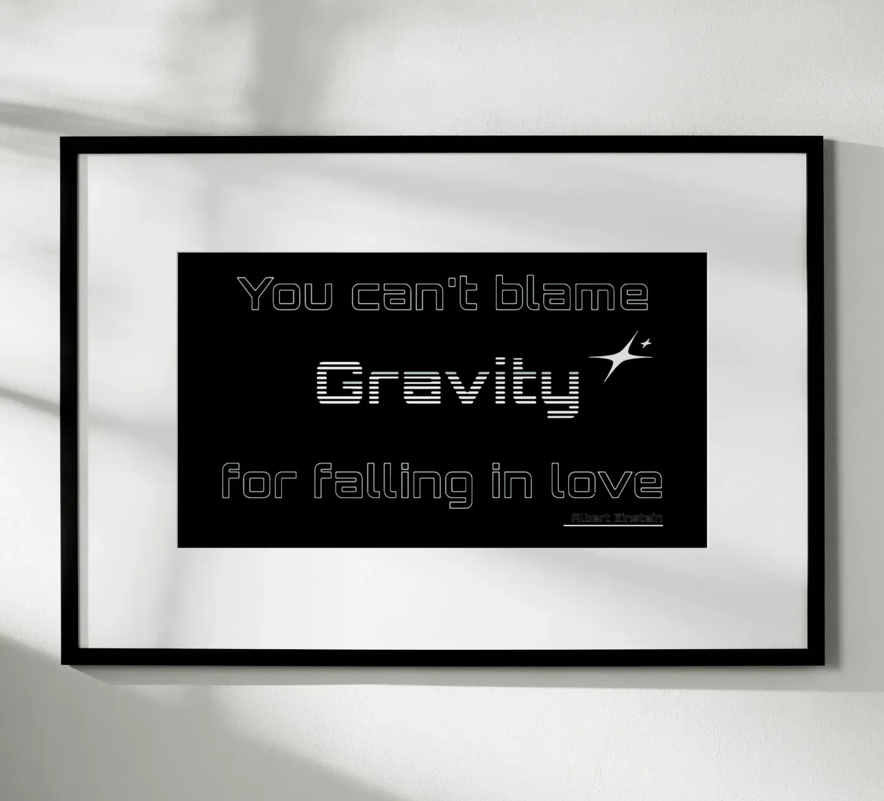 Gravità poster da Gunawan Rb