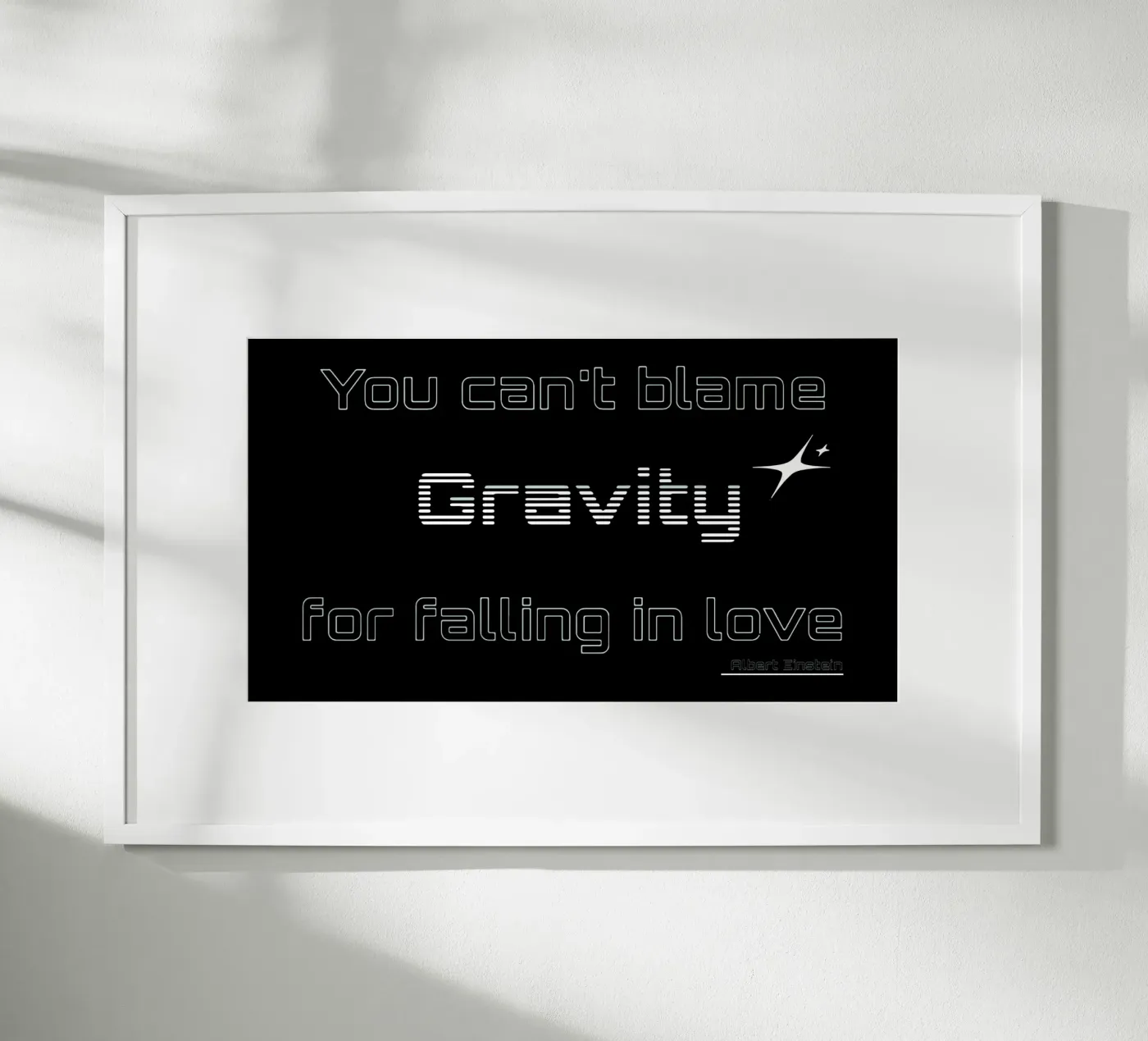 Gravity poster by Gunawan Rb