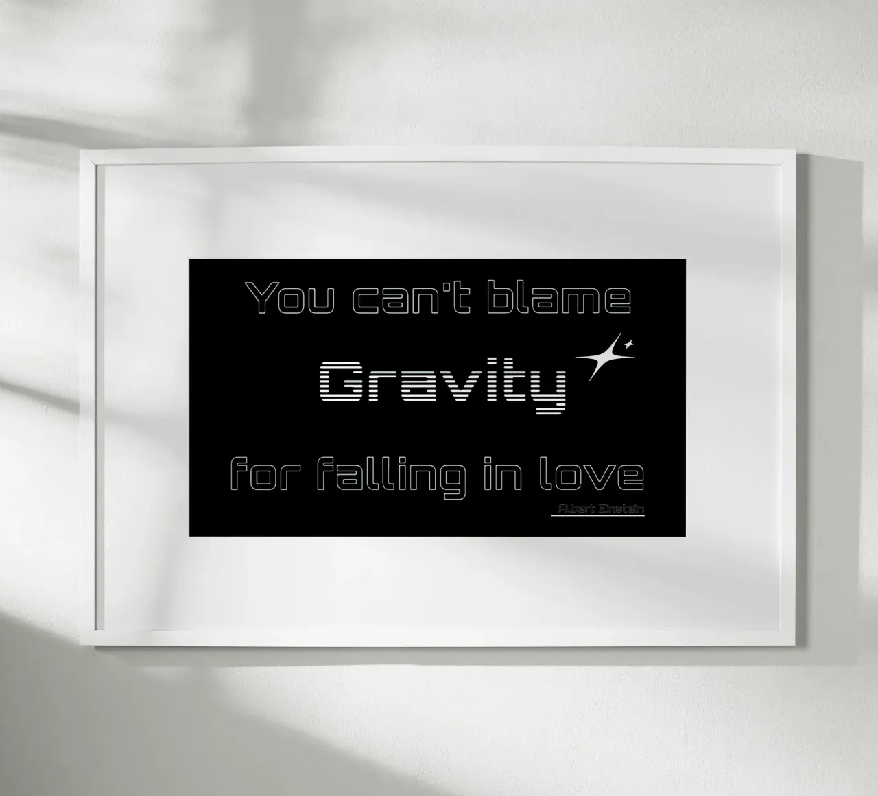 Gravity poster by Gunawan Rb