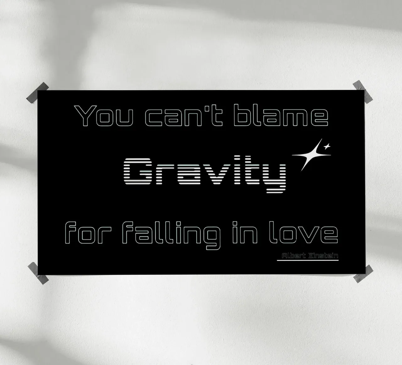 Gravity poster by Gunawan Rb