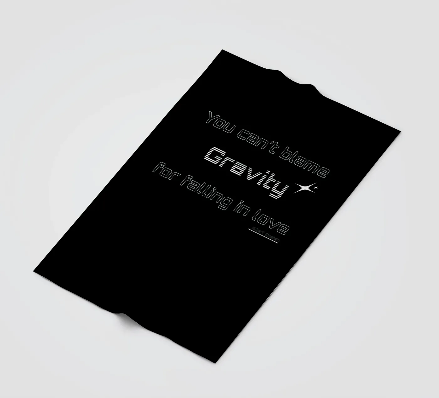 Zwaartekracht fleecedeken van Gunawan Rb