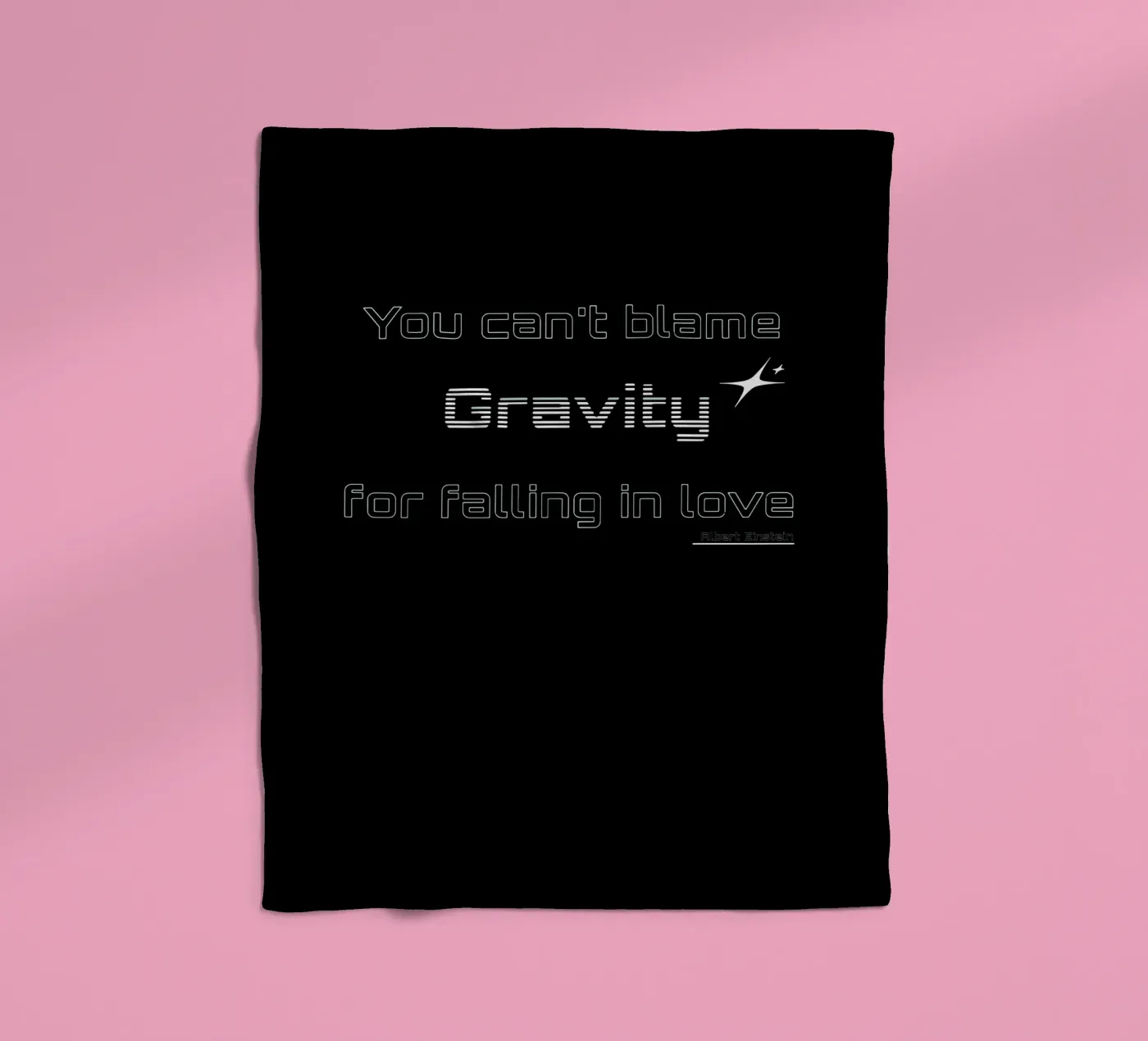 Zwaartekracht fleecedeken van Gunawan Rb