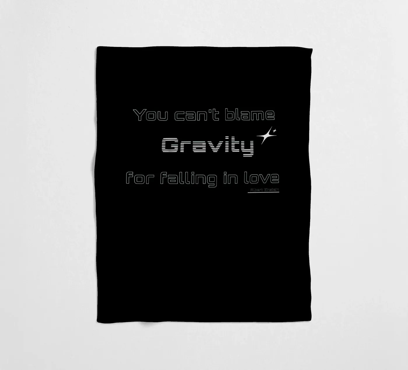 Zwaartekracht fleecedeken van Gunawan Rb