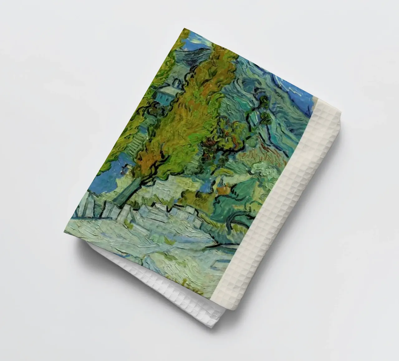 van Gogh - Two Poplars in the Alpilles Near Saint-Rémy canovaccio da cucina da Vintage by JUNIQE