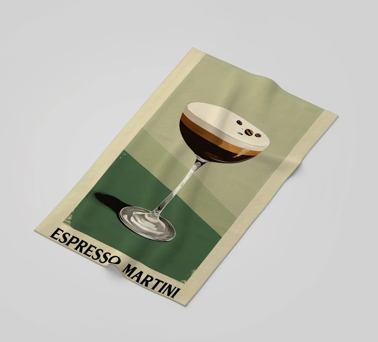 Espresso Martini beach towel by 🎁 ARTVI-SHOP
