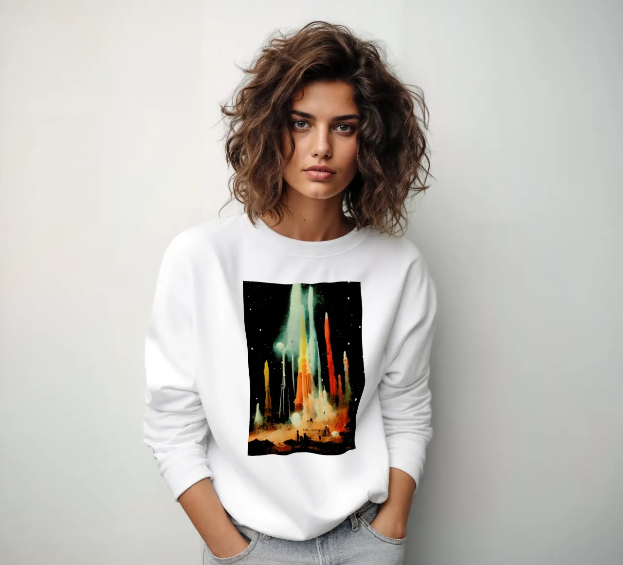 Space Station felpa da treechild