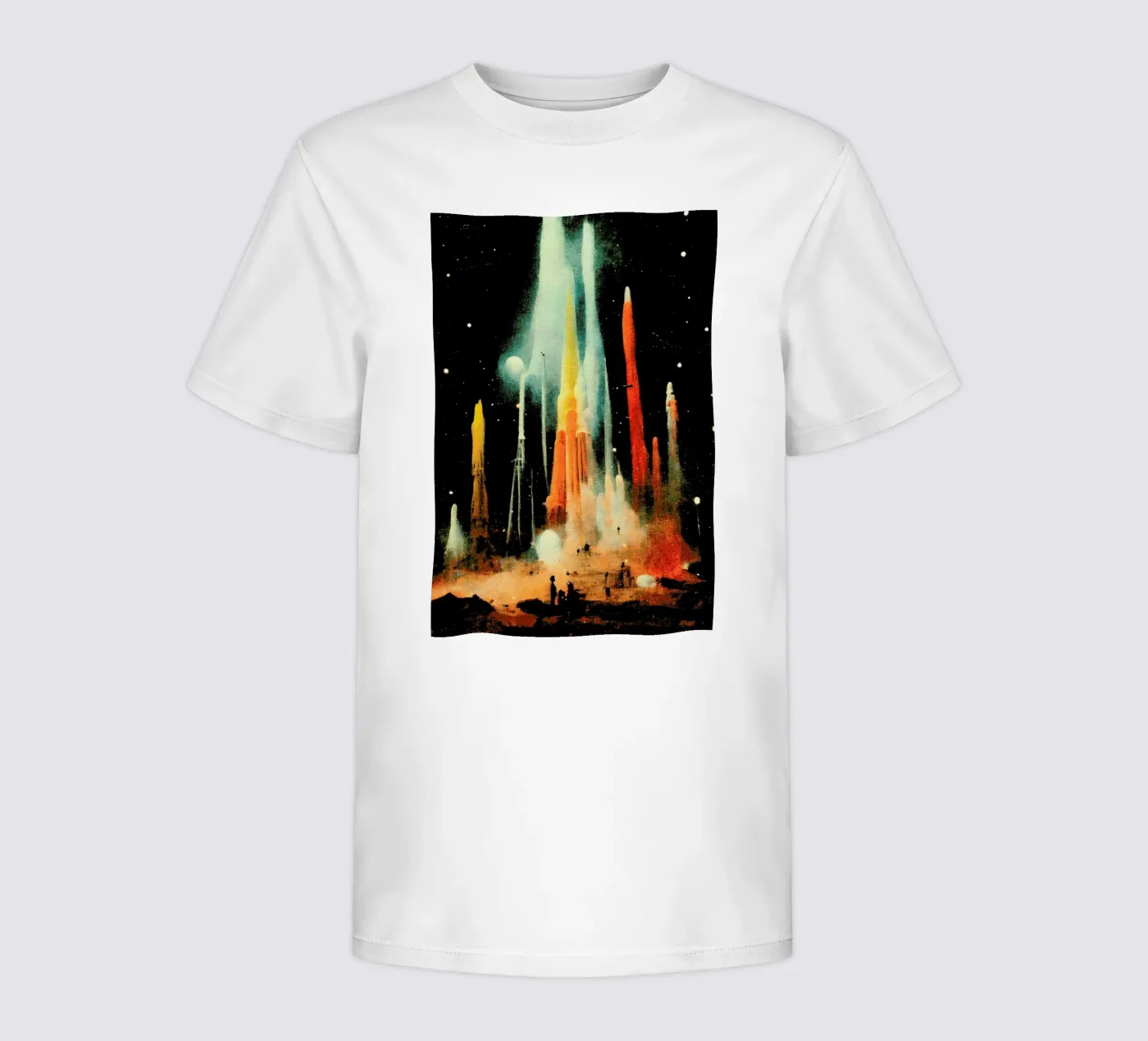 Space Station t-shirt bambini da treechild