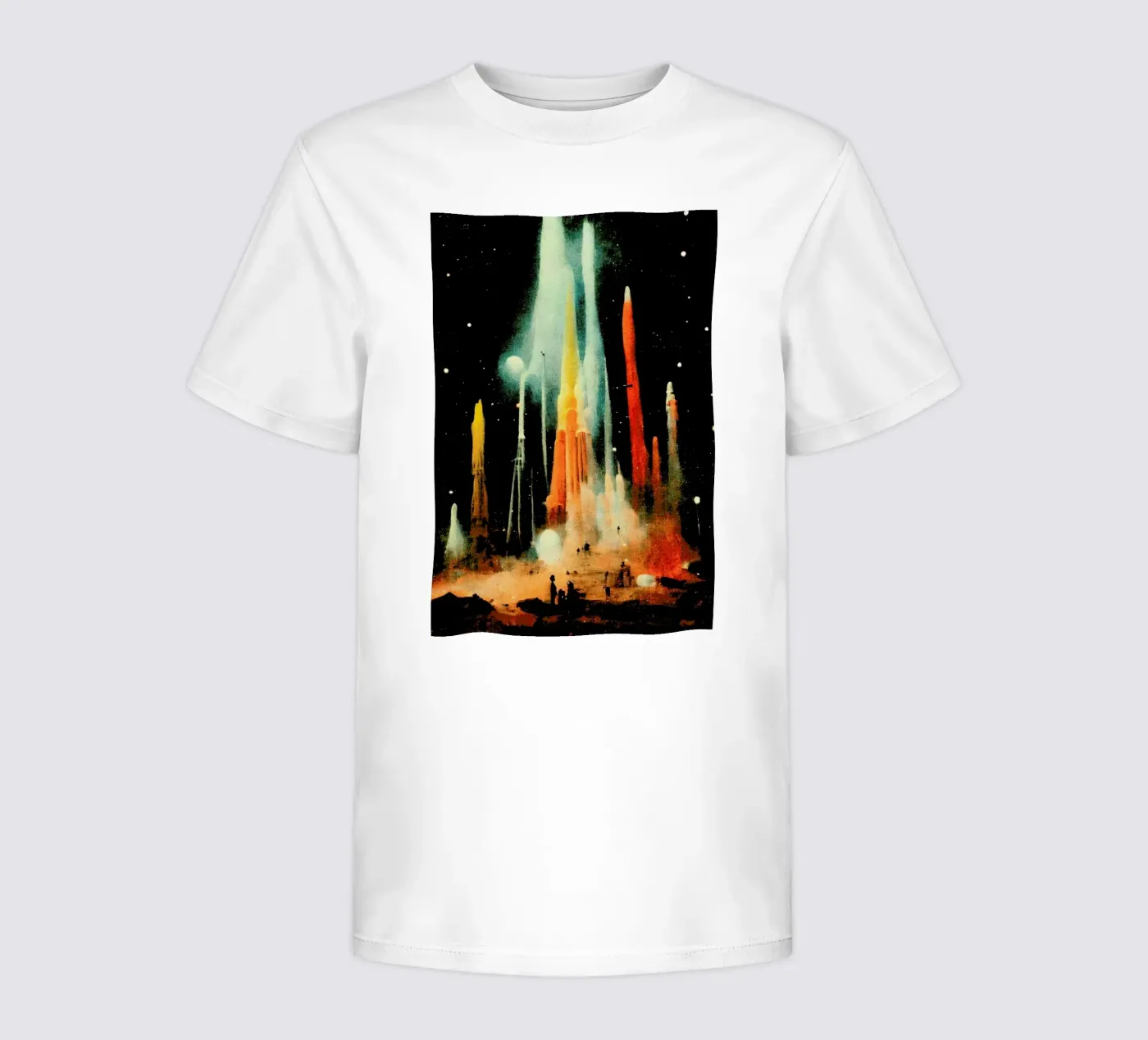 Space Station t-shirt bambini da treechild
