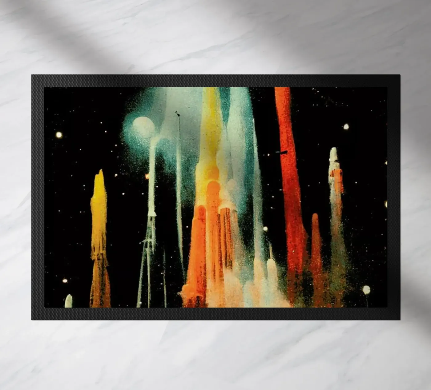 Space Station doormat by treechild
