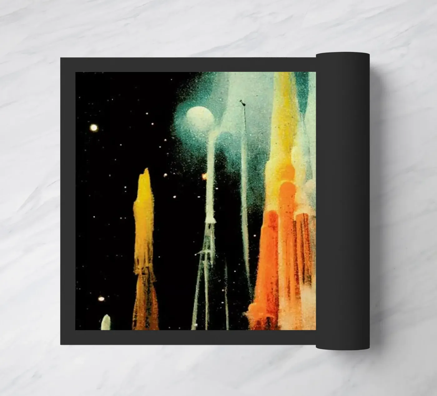 Space Station doormat by treechild