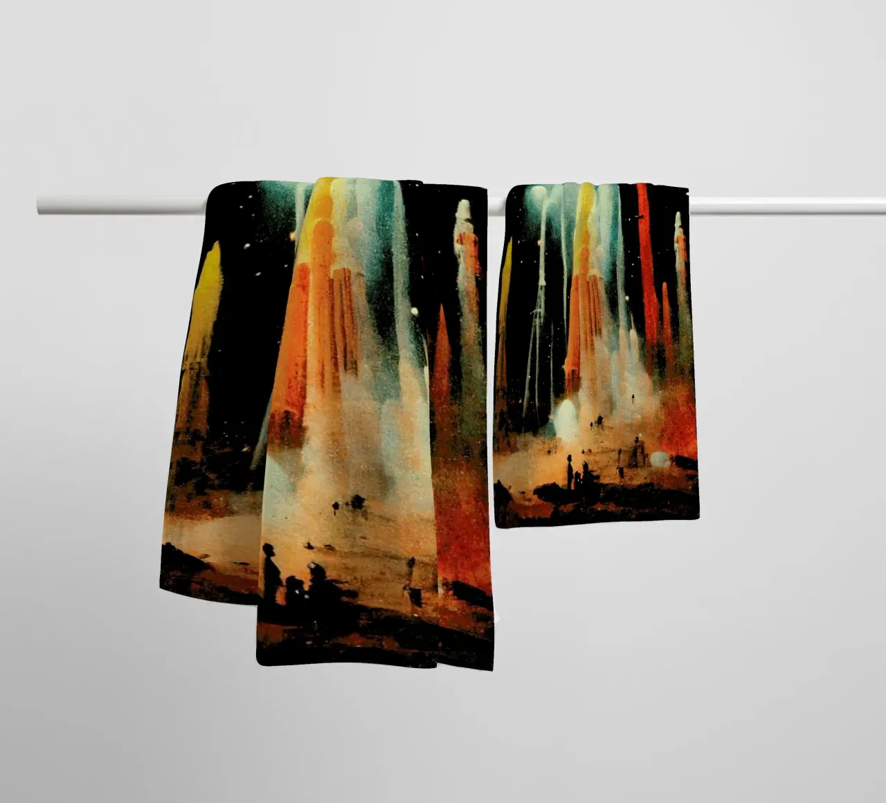 Space Station towel by treechild