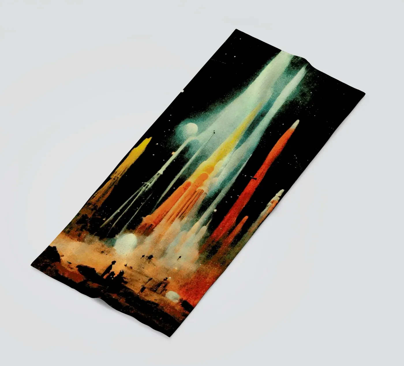 Space Station beach towel by treechild