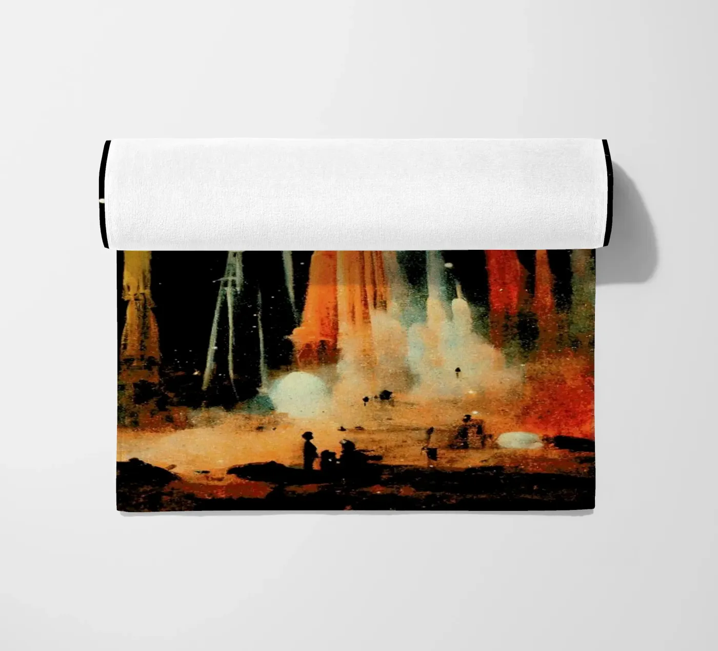 Space Station beach towel by treechild