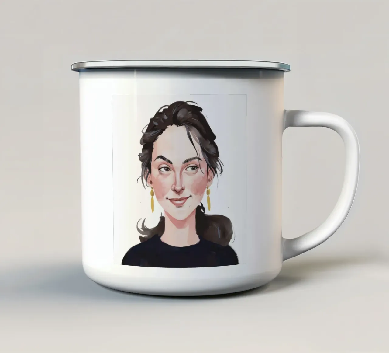 Eternal Tranquil Grace tazza in smalto da Aether Brush