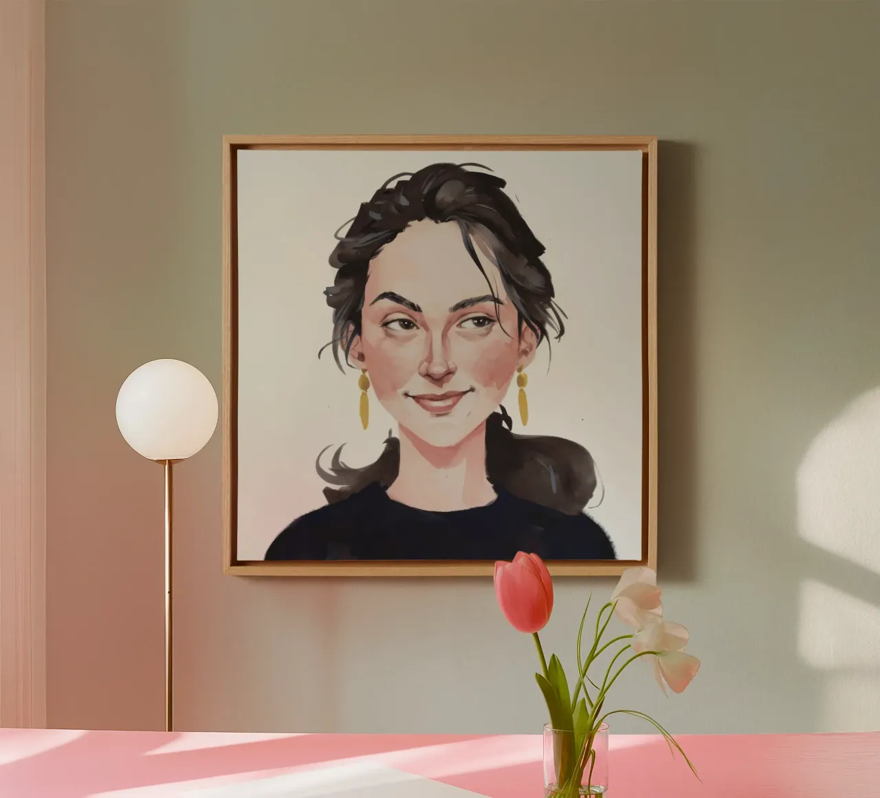 Ewige, ruhige Anmut Leinwand von Aether Brush