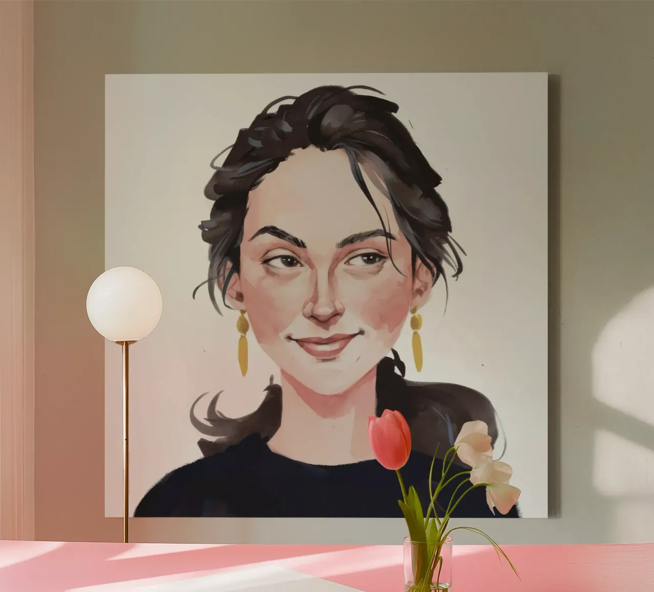 Ewige, ruhige Anmut Leinwand von Aether Brush